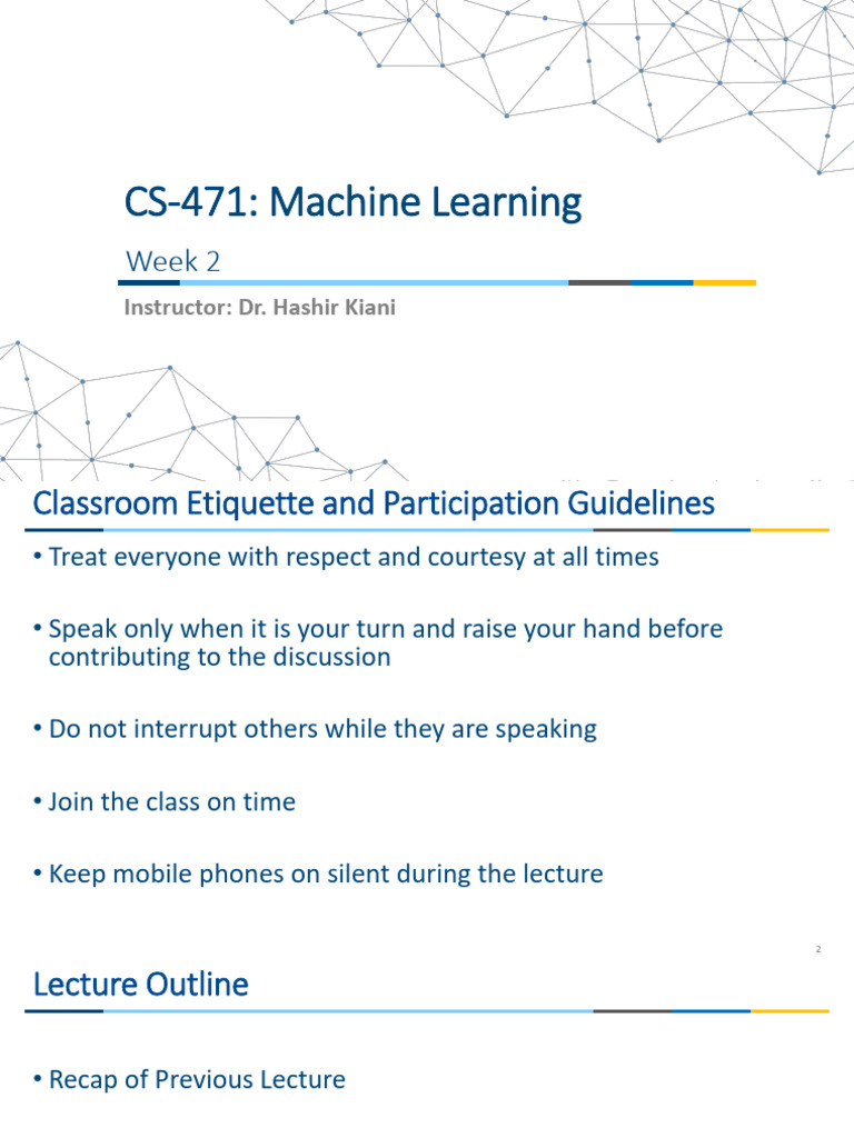 CS-471-Lecture 2-2 | PDF | Mean Squared Error | Regression Analysis