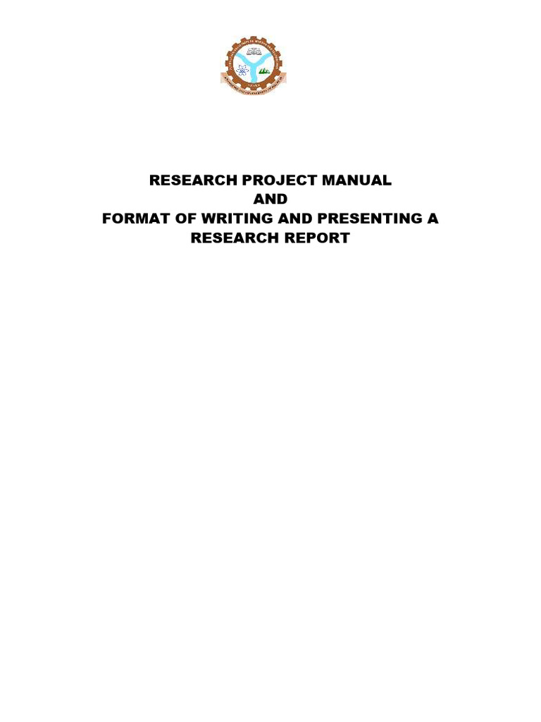 Project Writing Guideline For Final Year Studnets | PDF | Analysis Of ...