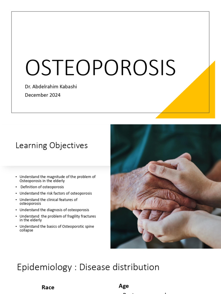 Osteoporosis Clinical | PDF | Osteoporosis | Bone