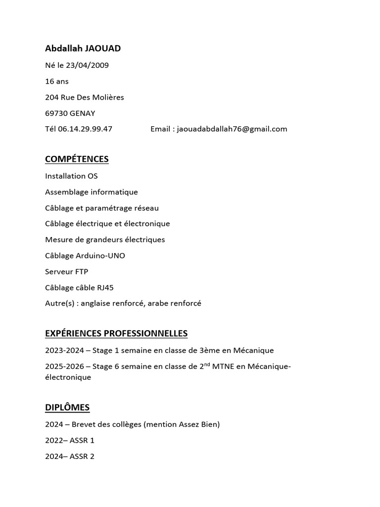 Abdallah JAOUAD | PDF
