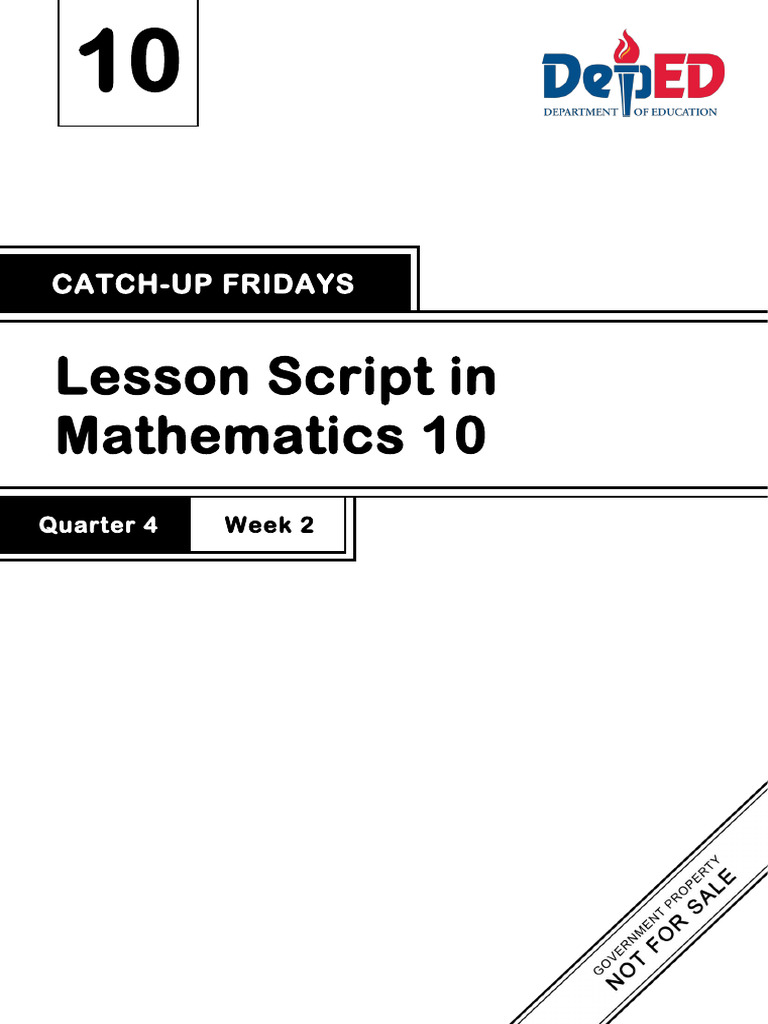 CO-2024-Grade 10-CUF-Mathematics - R-Q4W2 | PDF | Quartile | Percentile