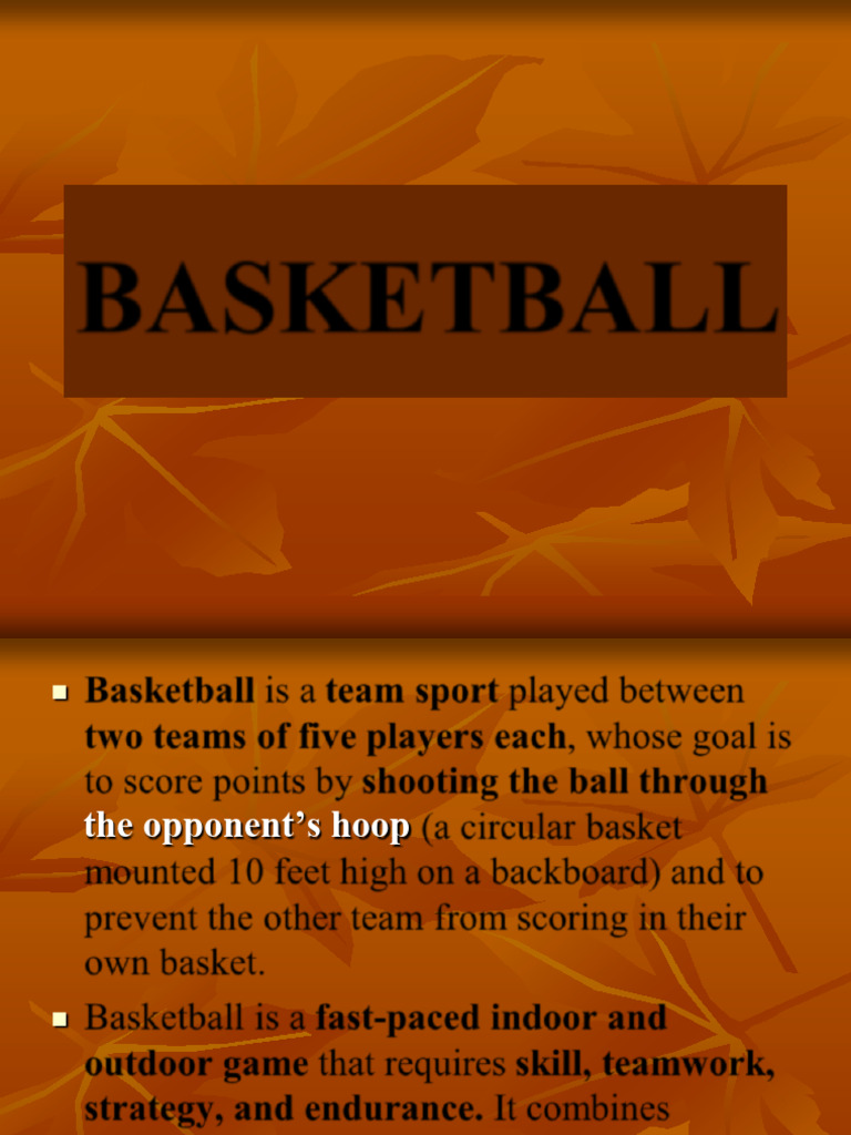 Basketball 2 | PDF