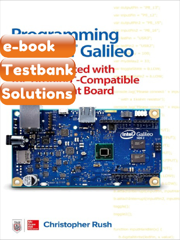 Programming the Intel Galileo Getting Started With the Arduino ...
