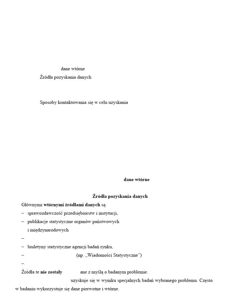 EBiF Temat 4 Dane | PDF