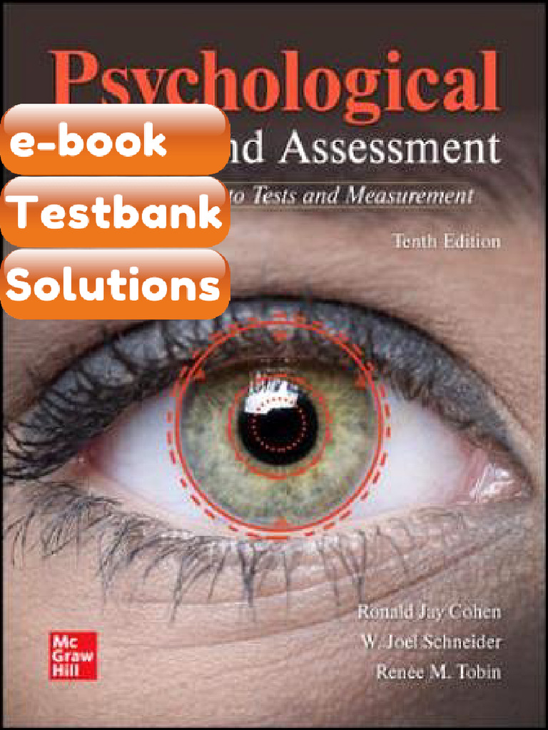 Psychological Testing and Assessment 10th Edition Cohen Ebook ...