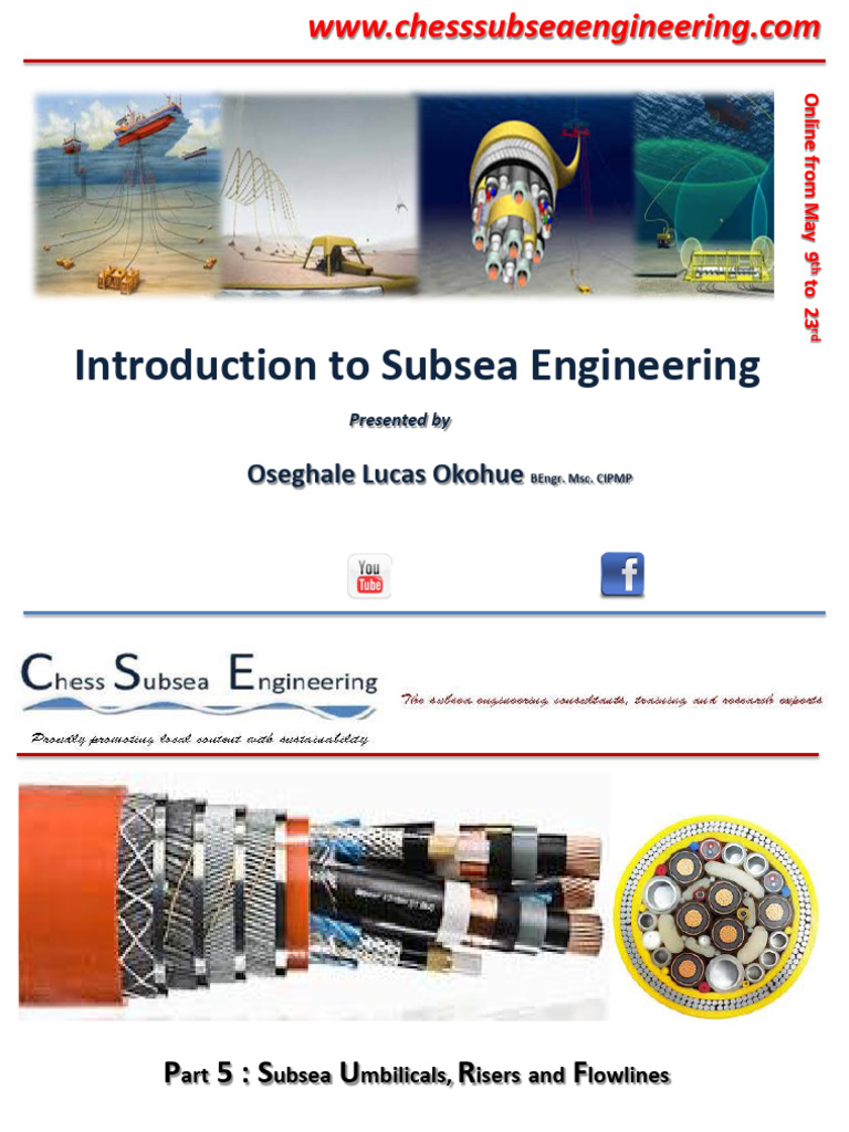 Subsea Umbilicals Risers and Flowlines | PDF | Pipe (Fluid Conveyance ...