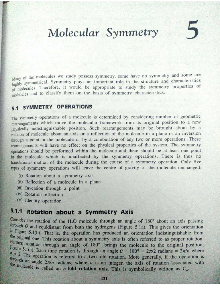 Molecular Symmetry | PDF