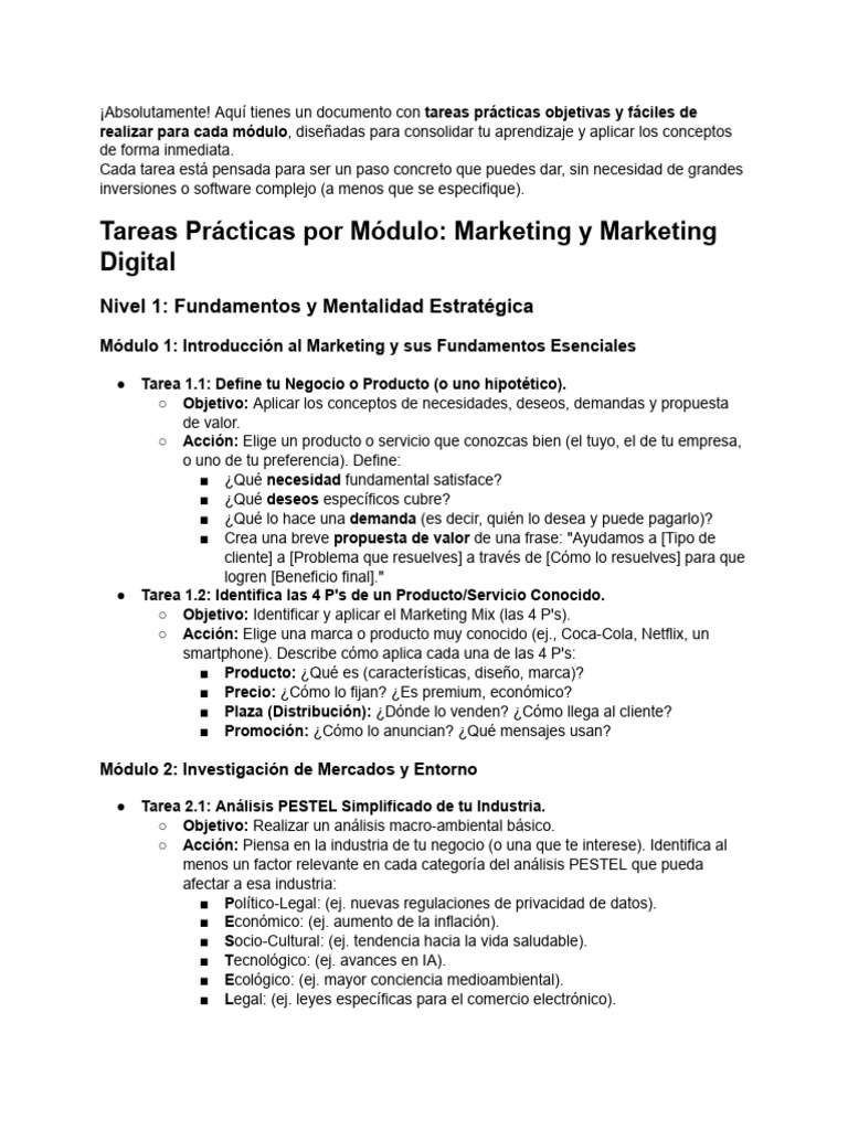 ACTIVIDADES | PDF | Análisis FODA | Marketing