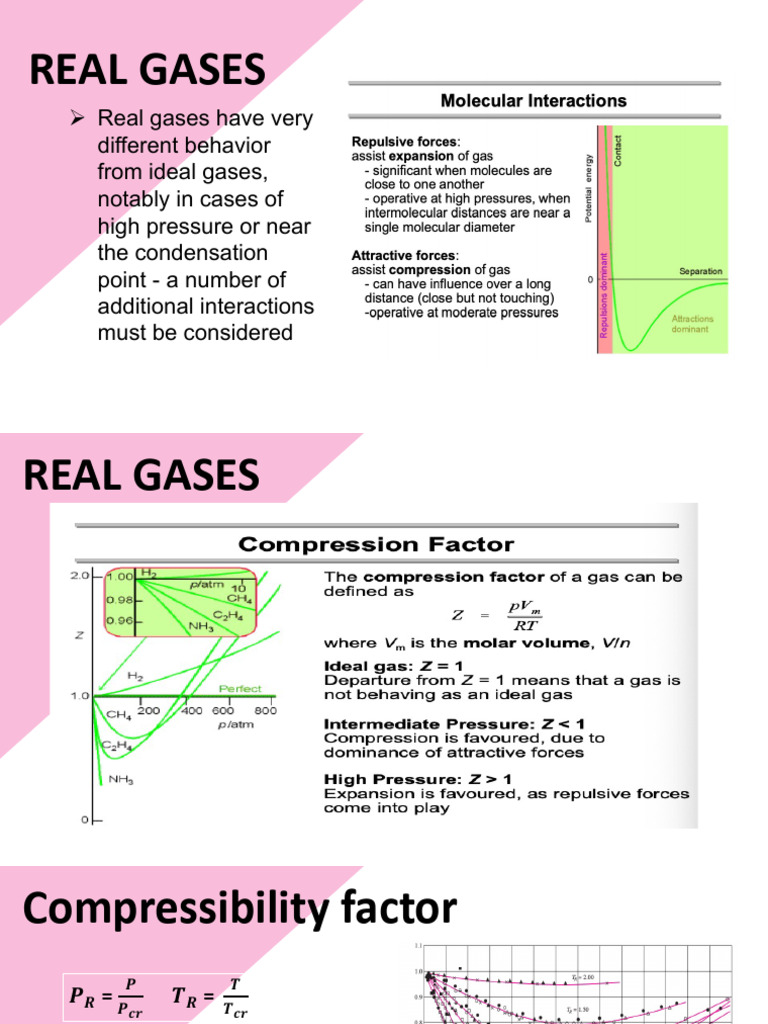 05 Real Gas Vanderwaals | PDF | Gases | Physical Quantities