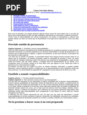 Como Criar Hijos Felices