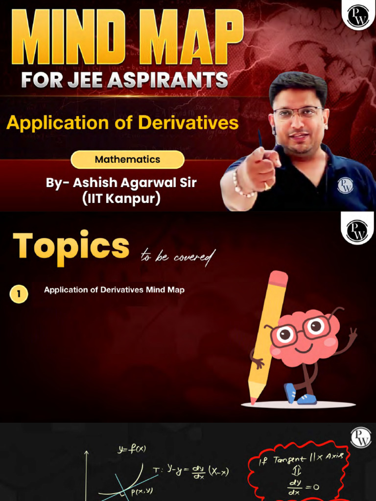 Application of Derivatives - Class Notes | PDF