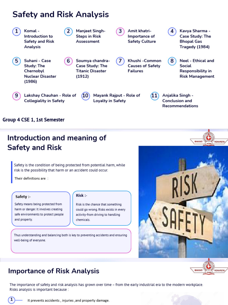 Foundations of Safety and Risk Analysis | PDF | Safety | Occupational ...