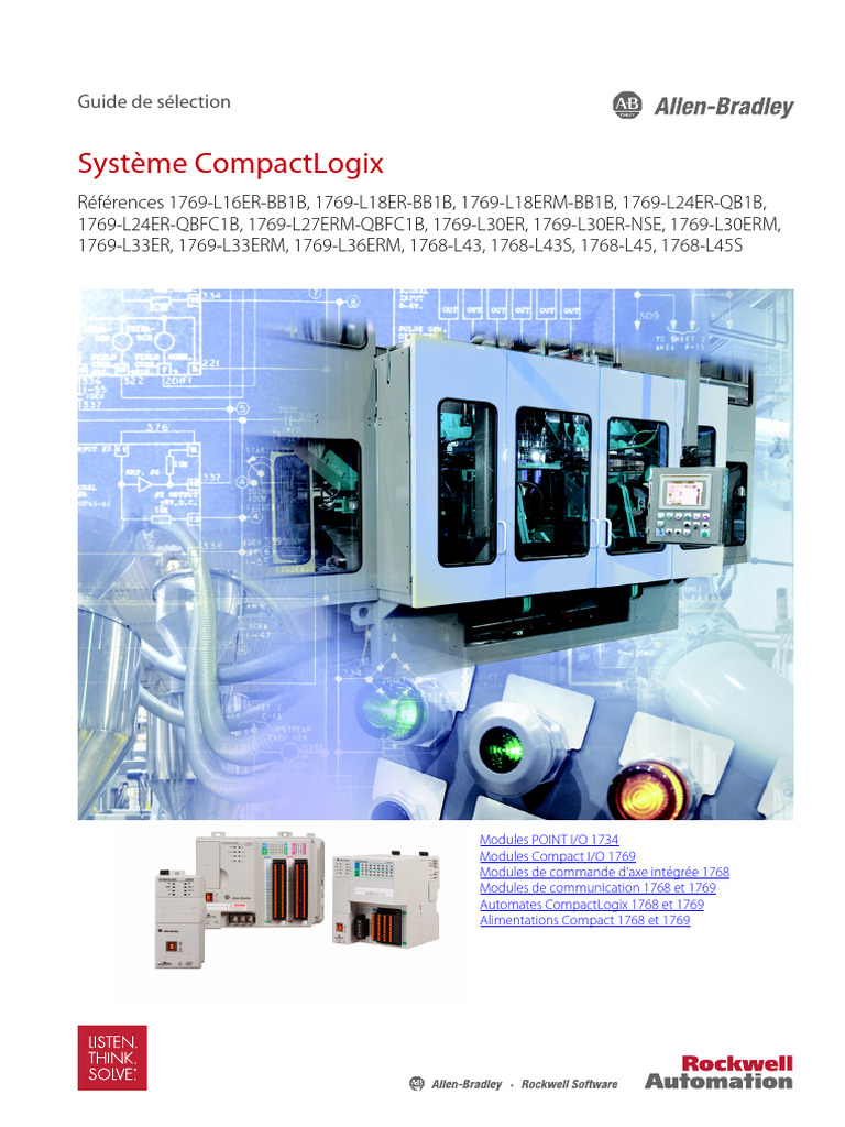 Systeme Compactlogix Guide de Selection | PDF | Protocoles Internet ...