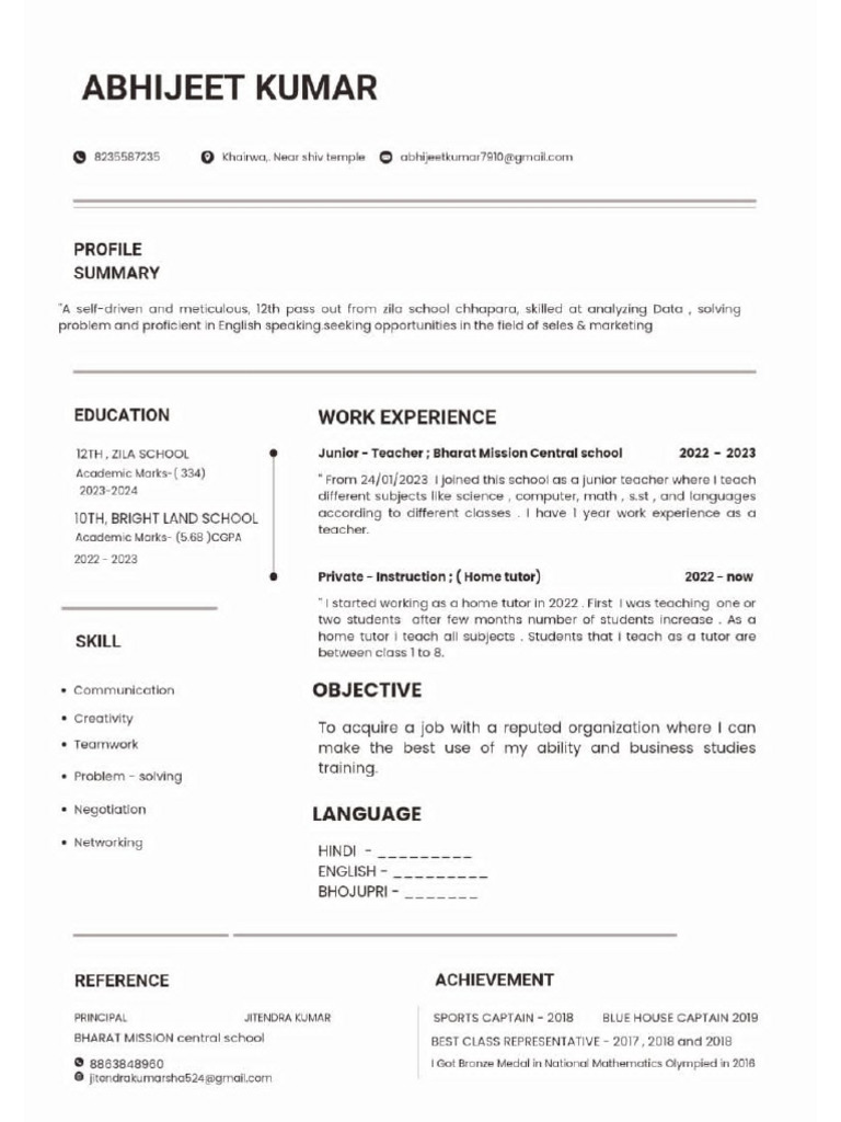 Resumes | PDF
