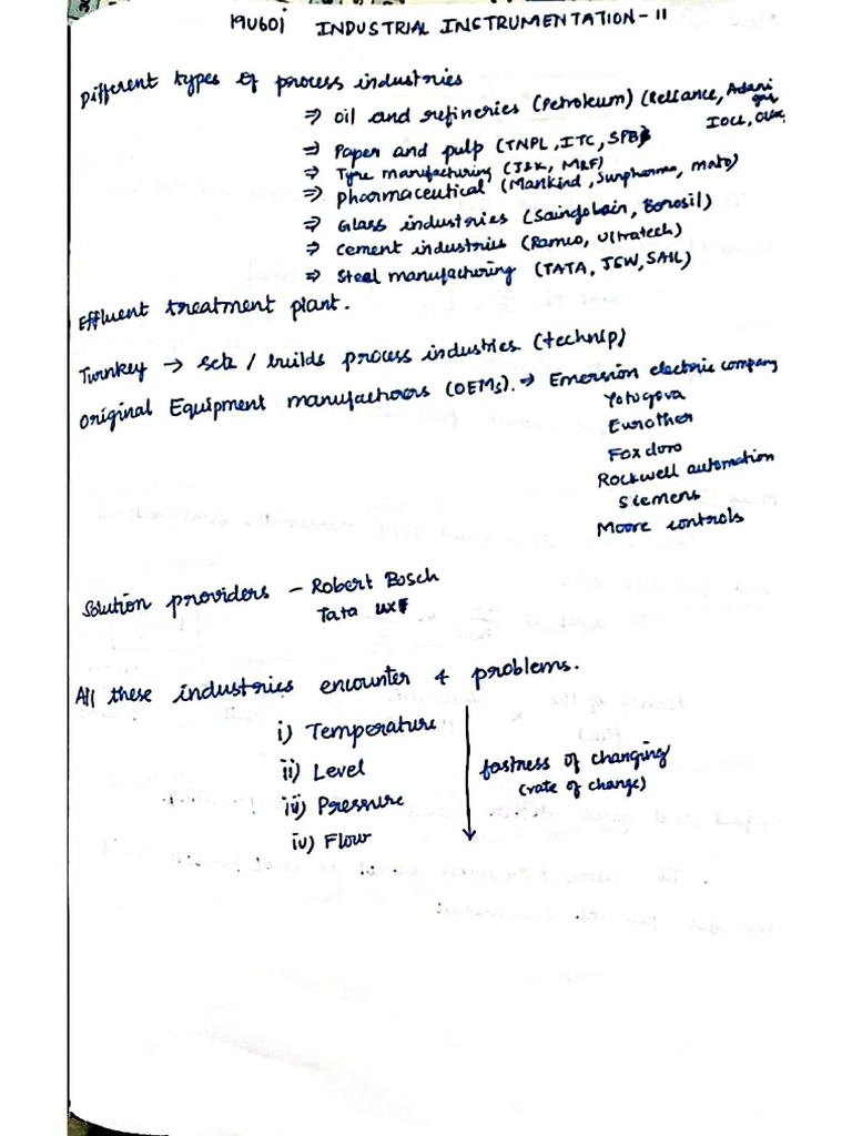 Industrial Instrumentation 2 CA1 | PDF