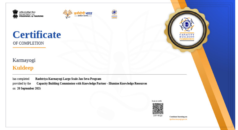 Certificate: Kuldeep | PDF