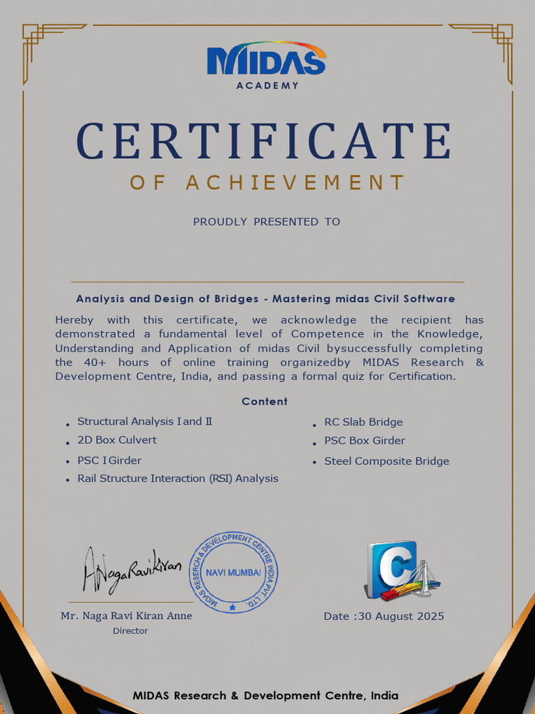 Analysis and Design of Bridges Mastering Midas Civil Software ...