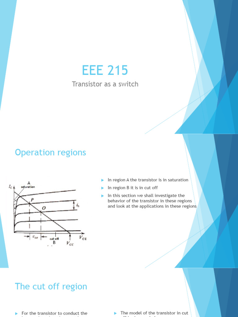 EEE 215 Lecture Notes Week 11 v1 | PDF | Logic Gate | Transistor