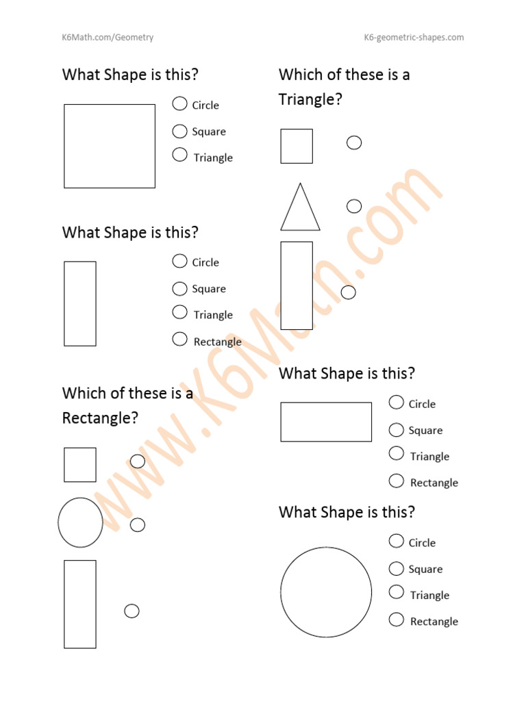 Shape K Identify 1 | PDF