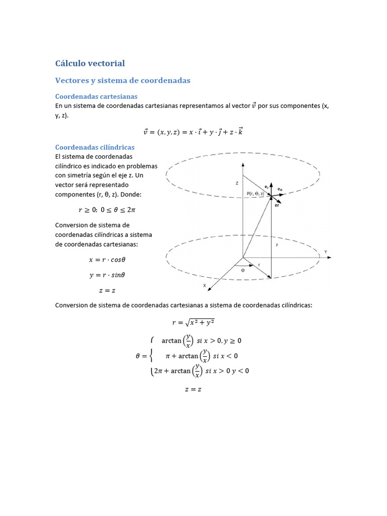 03 - Cálculo Vectorial - Operador Nabla | PDF | Vector Euclidiano ...