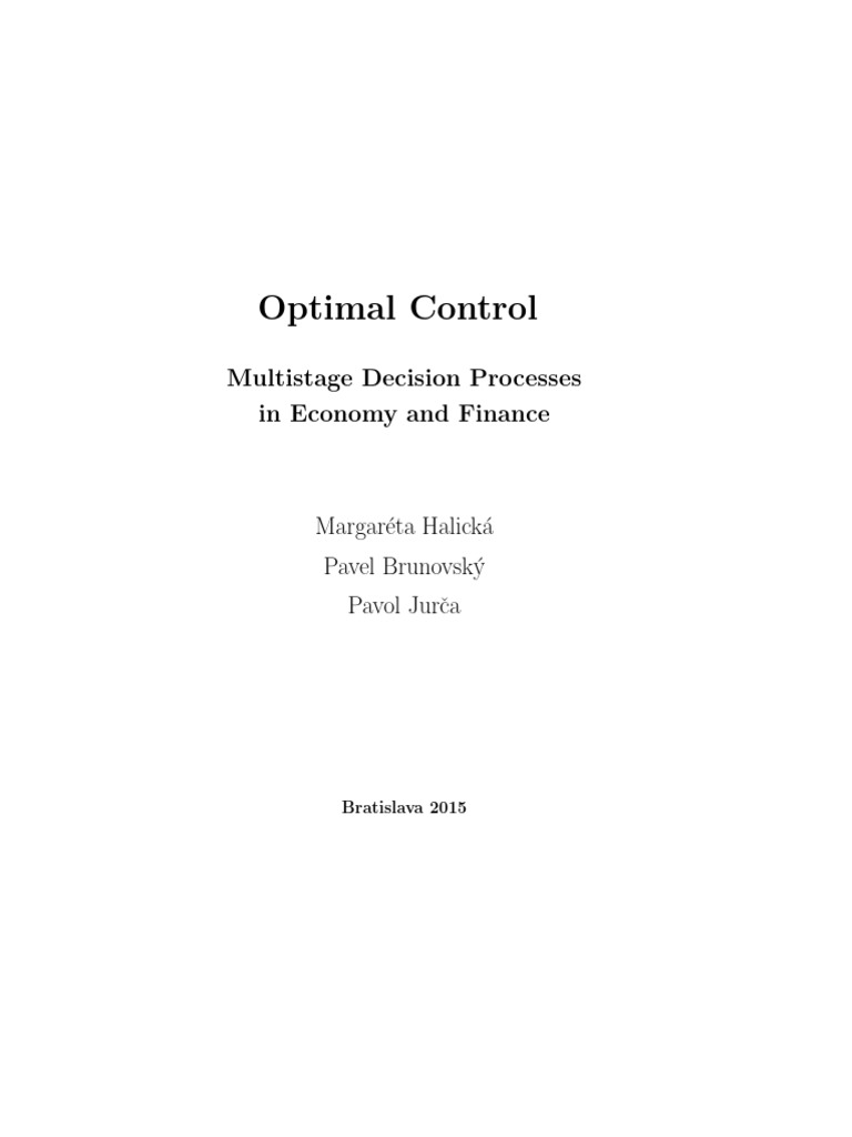 Optimal Control | PDF | Mathematical Optimization | Optimal Control
