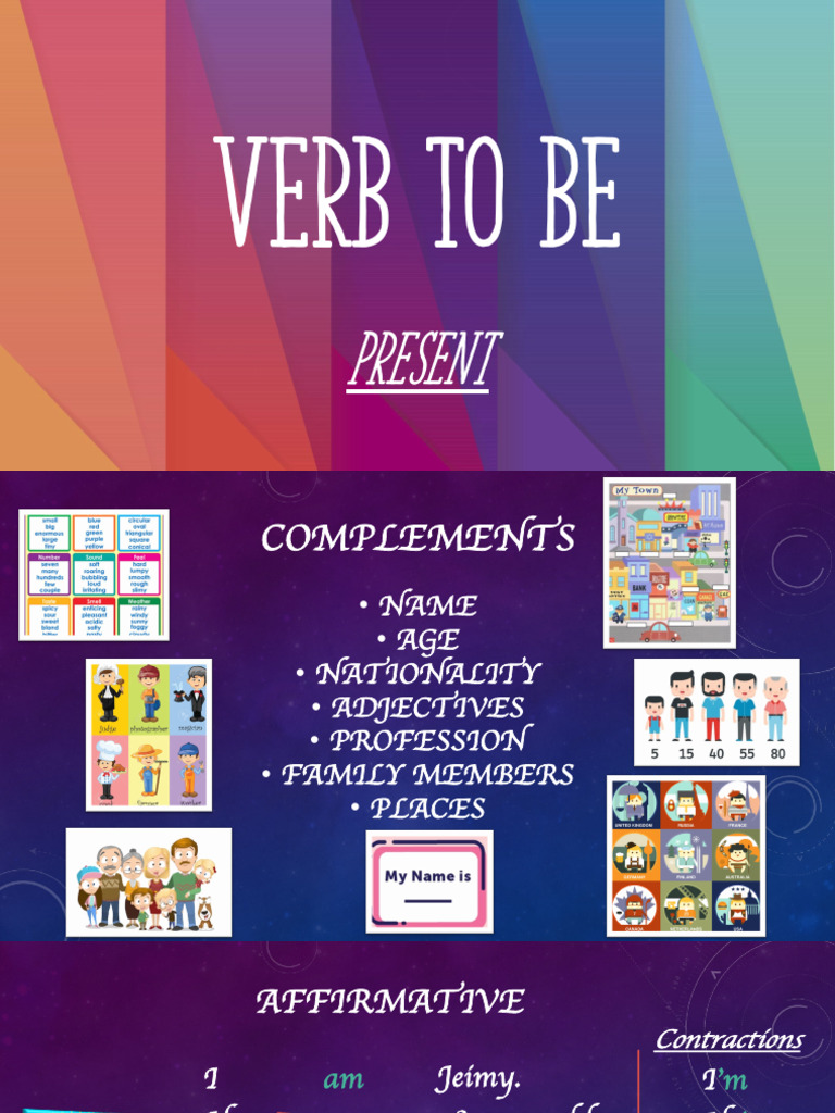 Verb To Be (Present) | PDF