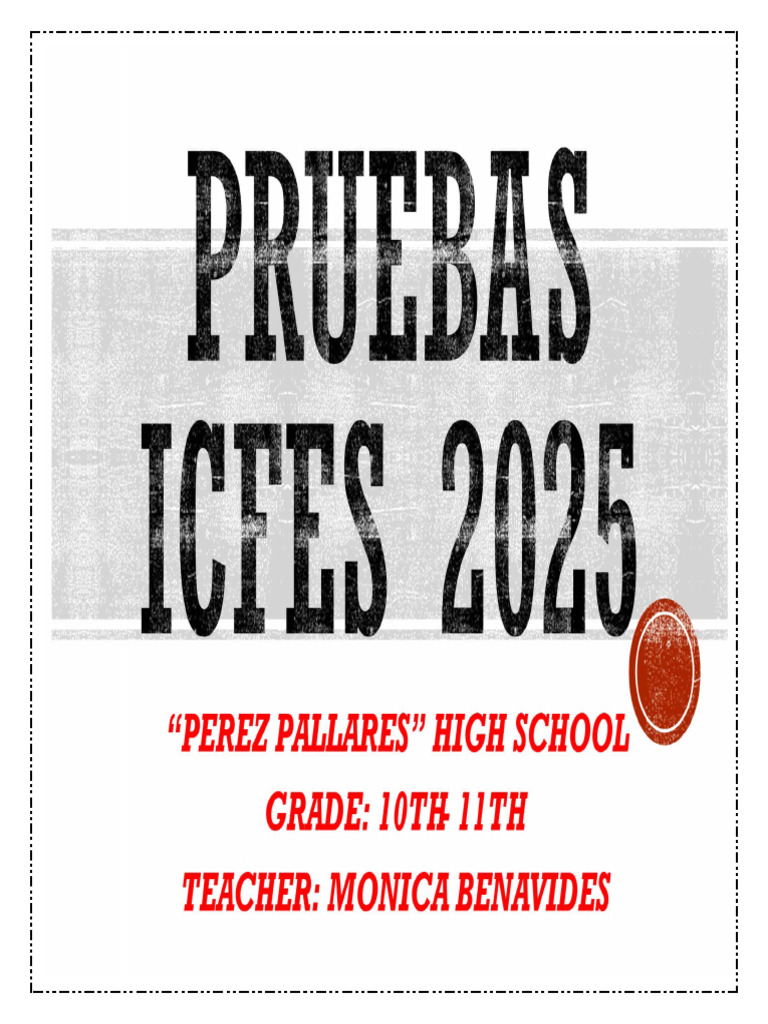 Pruebas Icfes 2025 | PDF