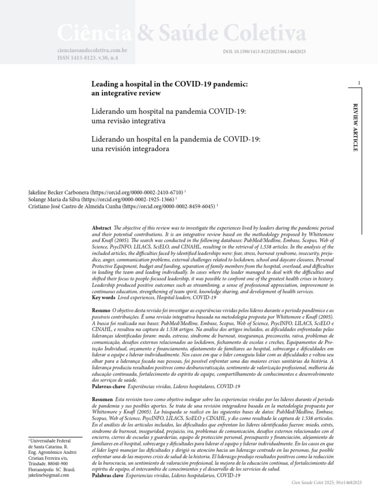 Loading A Hospital in The Covid-19 Pandemic | PDF | Leadership | Nursing