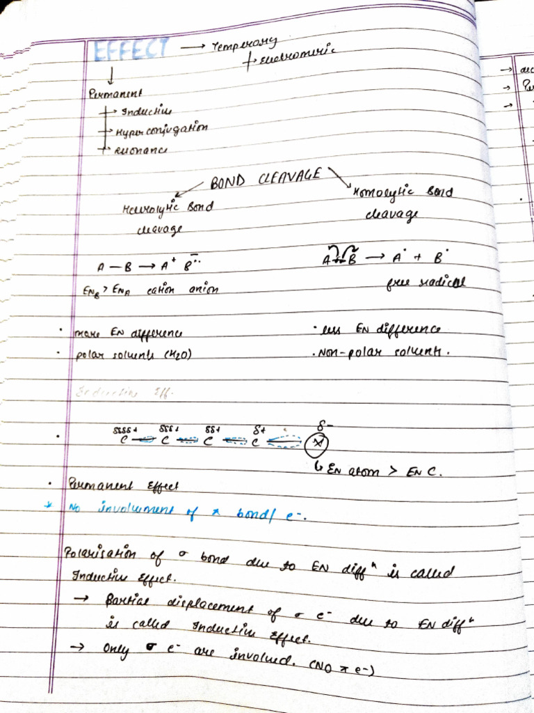 Inductive Effects | PDF