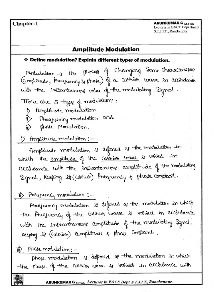 Analog Communication | PDF