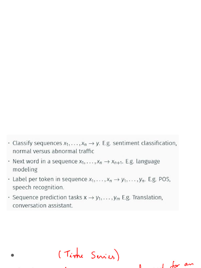 Neural Models For Sequence Prediction - Recurrent Neural Networks | PDF