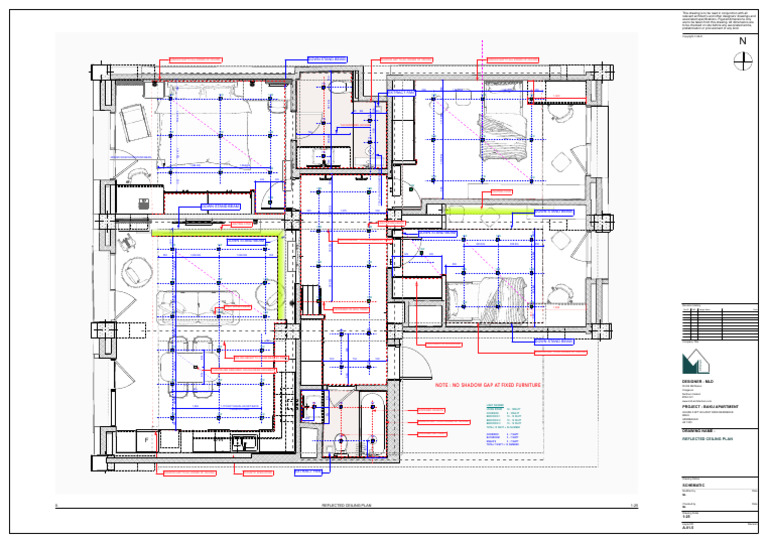 A.01.5 Reflected Ceiling Plan | PDF | Home Economics | Architectural Design