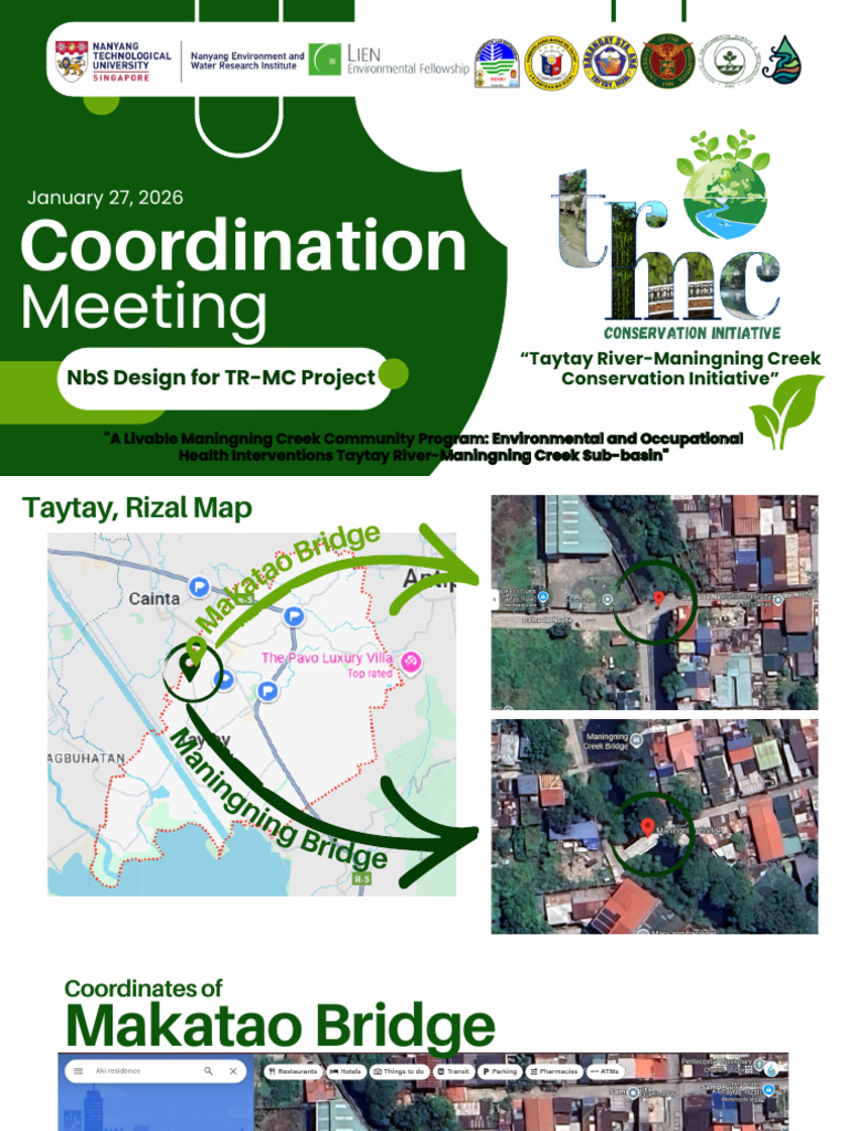 Final Draft - Coordination Meeting - NBS Design For TR-MC Project | PDF ...