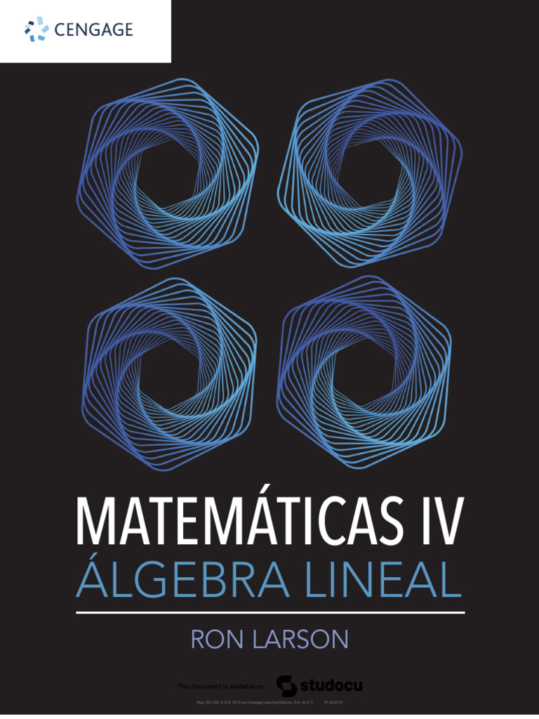 Álgebra Lineal, Ron Larson | PDF | Matriz (Matemáticas) | Determinante