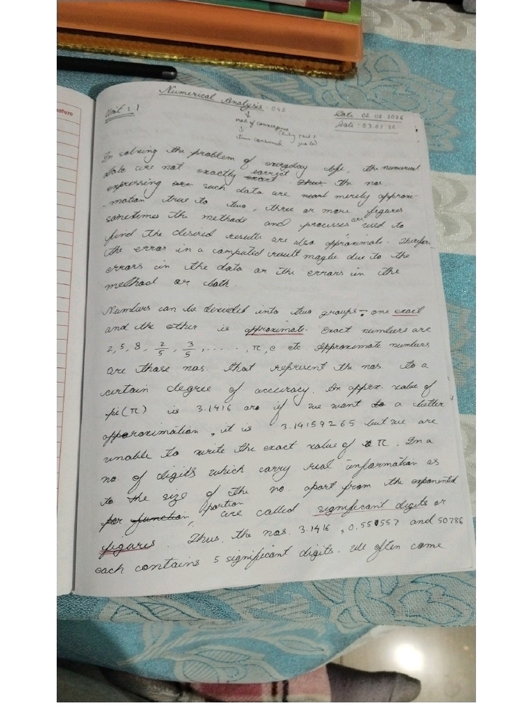 Numerical Analysis Notes | PDF