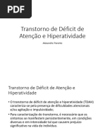 Classificação do TDAH na CID-11 | PDF | Transtorno de déficit de ...