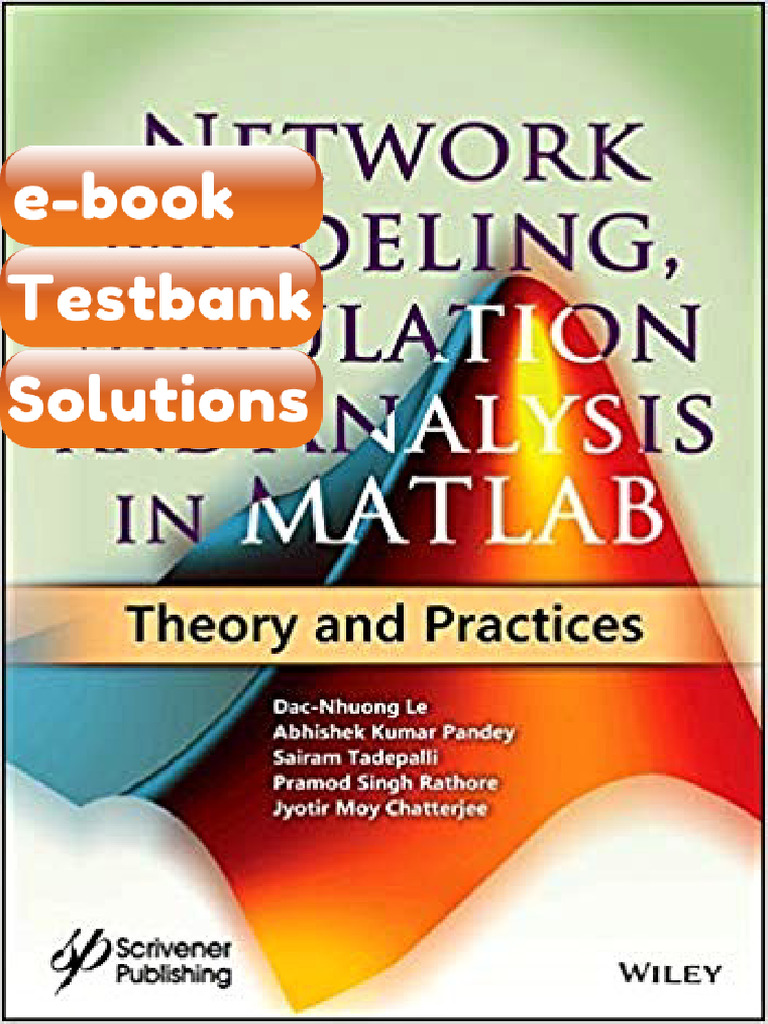 eBook & Testbank Network Modeling Simulation and Analysis in MATLAB ...