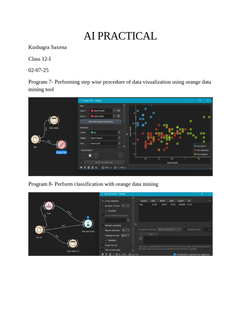 AI PRACTICAL 7 8 9 | PDF
