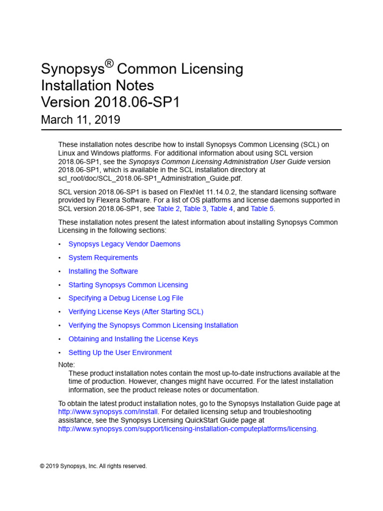 SCL 2018.06-SP1 Install | PDF | Installation (Computer Programs) | Linux