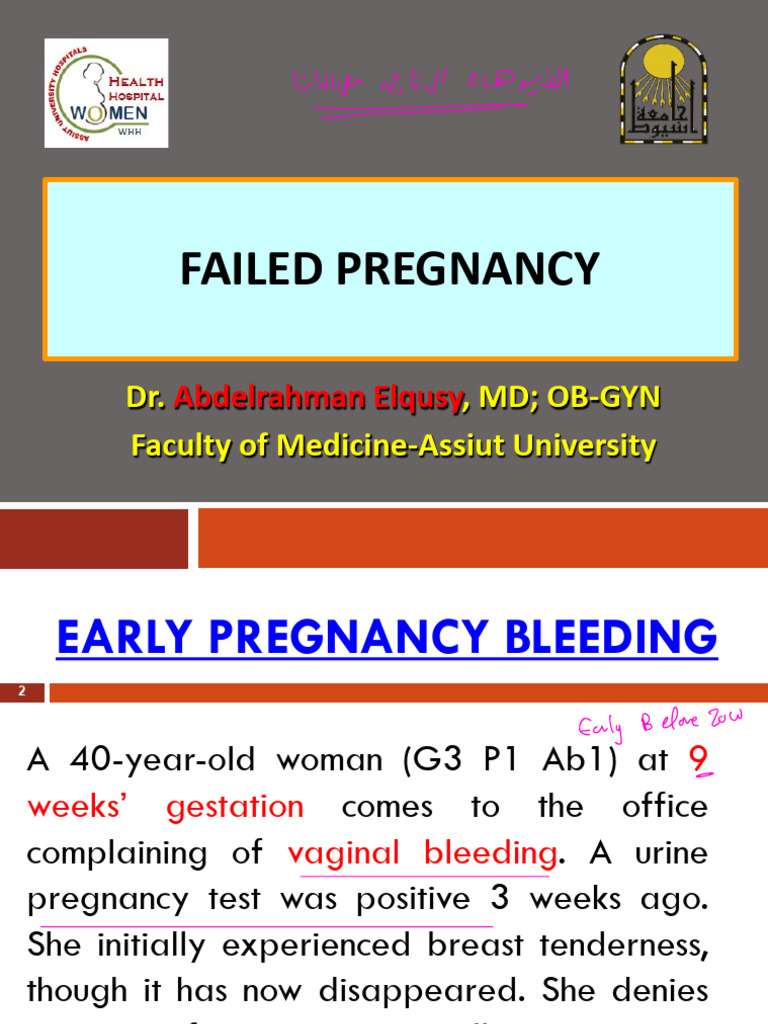 Early Pregnancy Bleeding | PDF | Miscarriage | Abortion