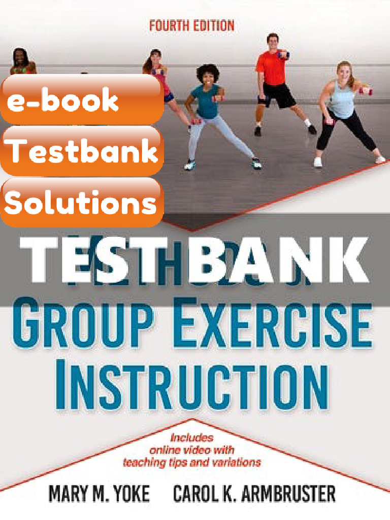 eBook & Testbank Methods of Group Exercise Instruction 4 Ed Yoke | PDF ...