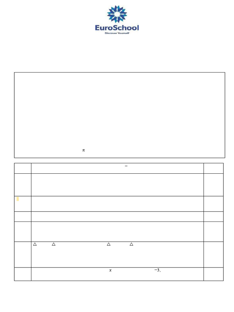 Math Practice Paper 1 PT2 Grade10 QP | PDF | Triangle | Polynomial