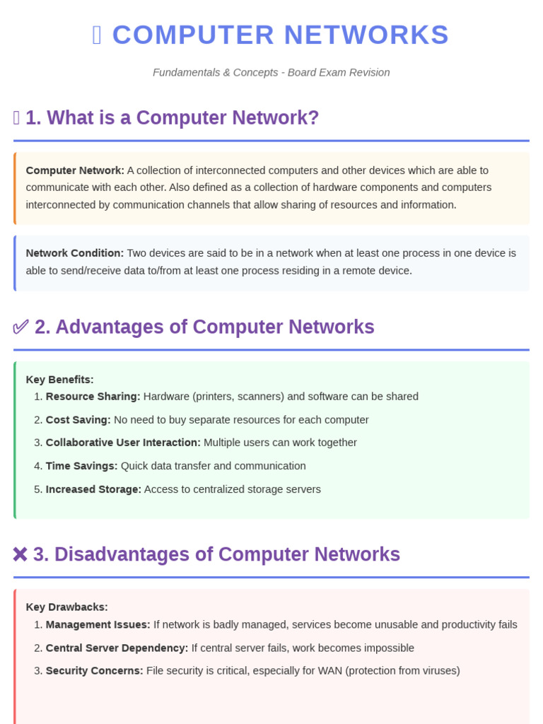 Computer Networks Fundamentals | PDF | Transmission Medium | Computer ...