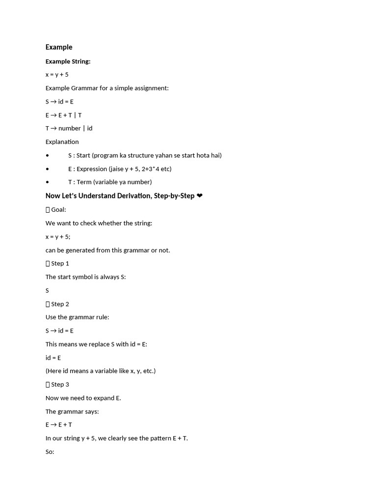 Example of Syntac | PDF