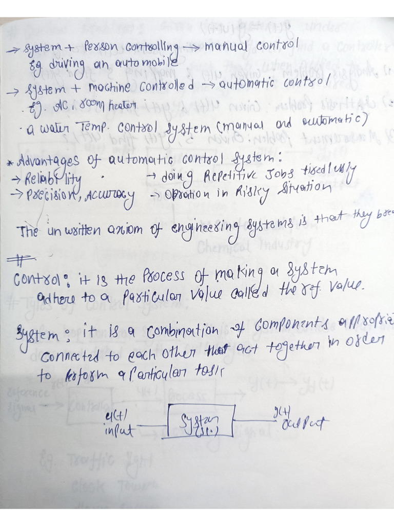 Control System Before Minor | PDF