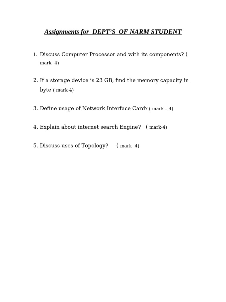 Assigment | PDF