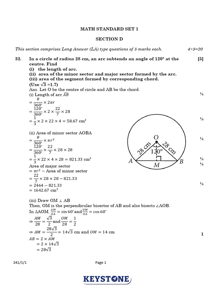 c10 MB Math Standard s1 - D | PDF | Circle | Euclidean Geometry