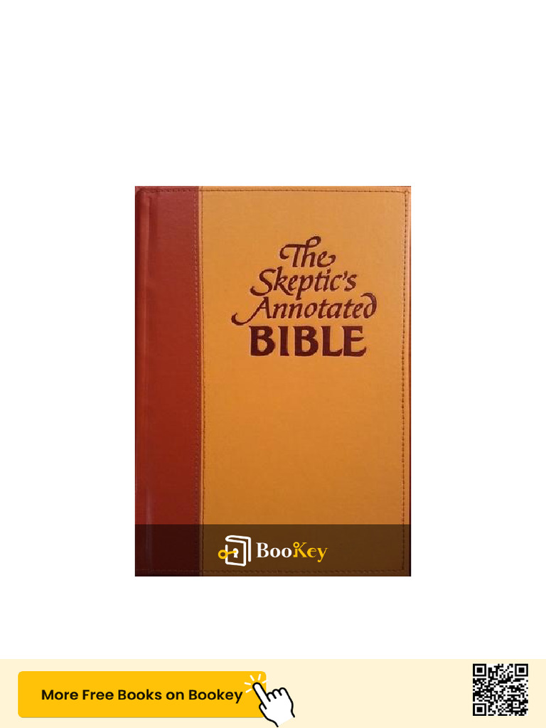 The Skeptic's Annotated Bible PDF | PDF | Bible | Genesis Creation