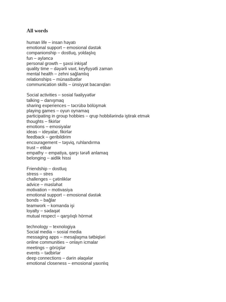 All Words | PDF