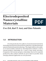 Electrodeposited Nanocrystalline Materials